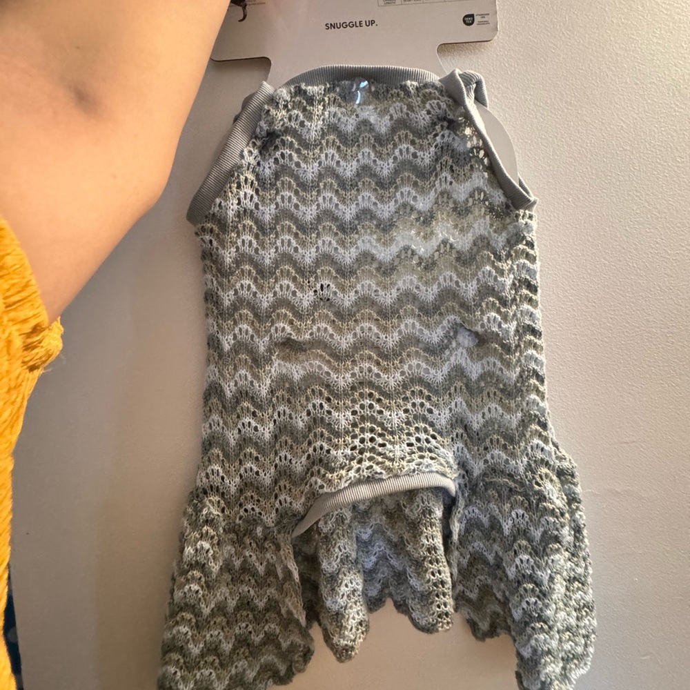 Koolaburra XL Gray Knit Dog Dress